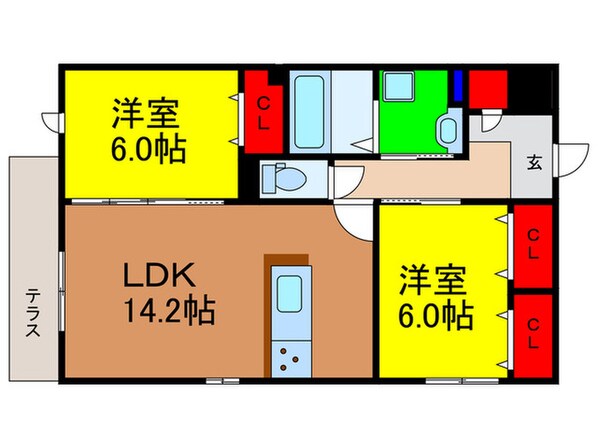 Reposの物件間取画像